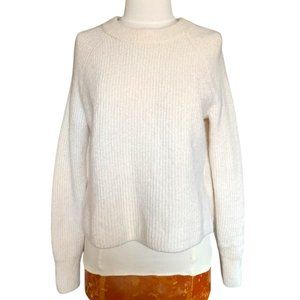 Banana Republic Ribbed Crew Neck Wool Knit Sweater